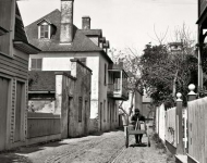 St. Augustine, Florida, circa 1897. Hospital Street